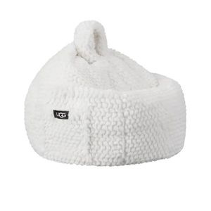 Ugg Polar Ripple Tablet Pouf in Snow